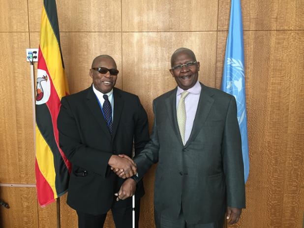 Ambassador Webson meets with President of the General Assembly H.E. Sam Kutes 