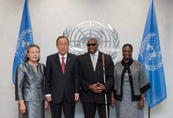 Ambassador and Mrs Webaon with Mr. & Mrs. Ban Ki Moon